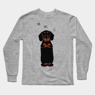 NAMASTE Dachshund Long Sleeve T-Shirt